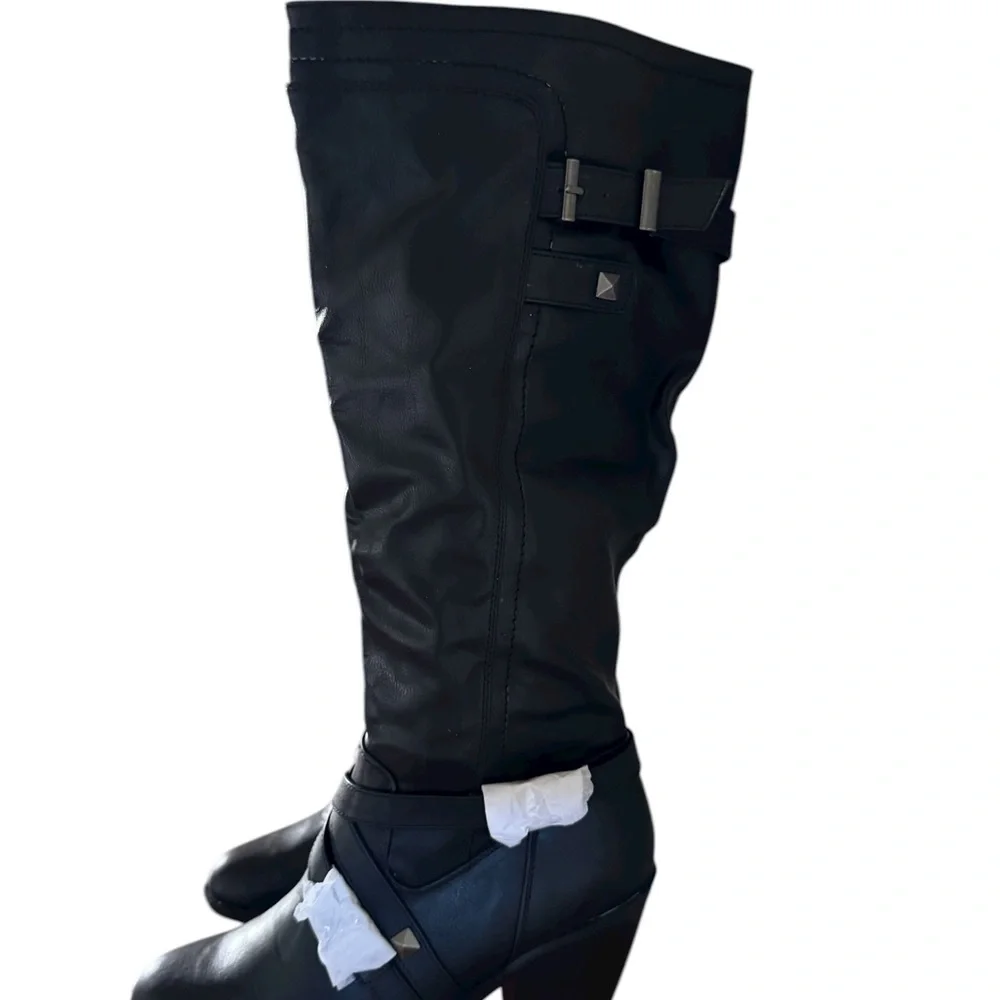 NWT Rialto Black Boots, Size 8 M - Picture 2 of 8